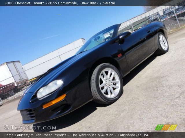 2000 Chevrolet Camaro Z28 SS Convertible in Onyx Black