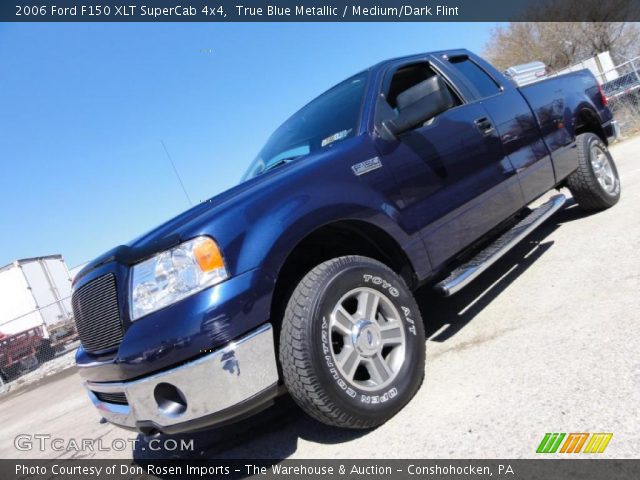 2006 Ford F150 XLT SuperCab 4x4 in True Blue Metallic