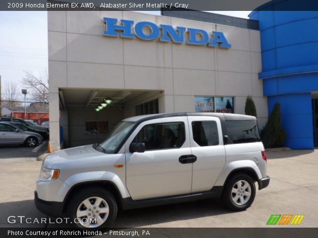 2009 Honda Element EX AWD in Alabaster Silver Metallic