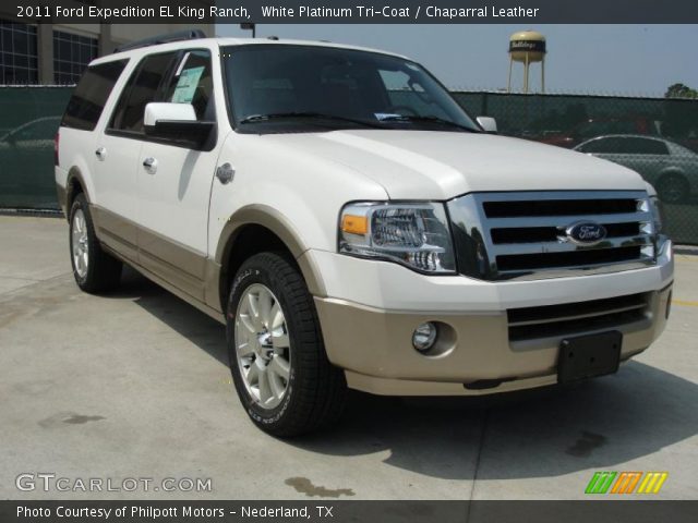 2011 Ford Expedition EL King Ranch in White Platinum Tri-Coat