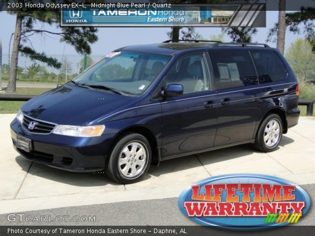 2003 Honda Odyssey EX-L in Midnight Blue Pearl