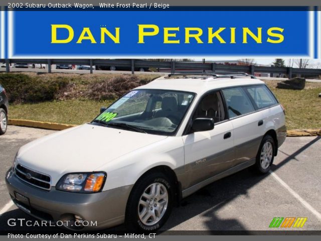 2002 Subaru Outback Wagon in White Frost Pearl