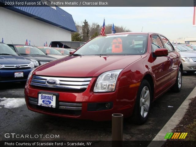2009 Ford Fusion SE V6 in Redfire Metallic