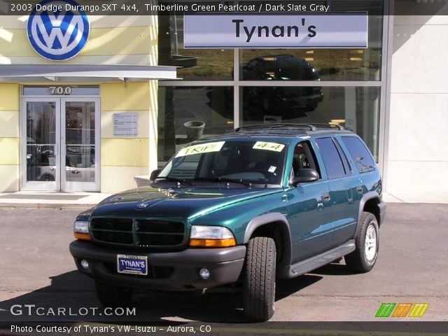 2003 Dodge Durango SXT 4x4 in Timberline Green Pearlcoat