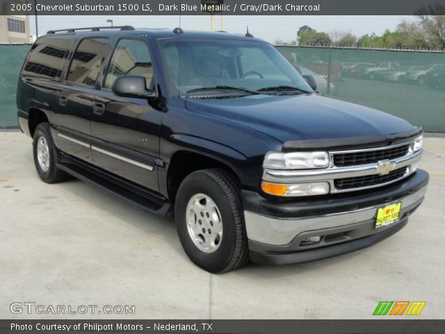 2005 Chevrolet Suburban 1500 LS in Dark Blue Metallic