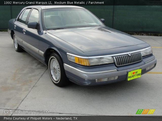 1992 Mercury Grand Marquis LS in Medium Blue Metallic