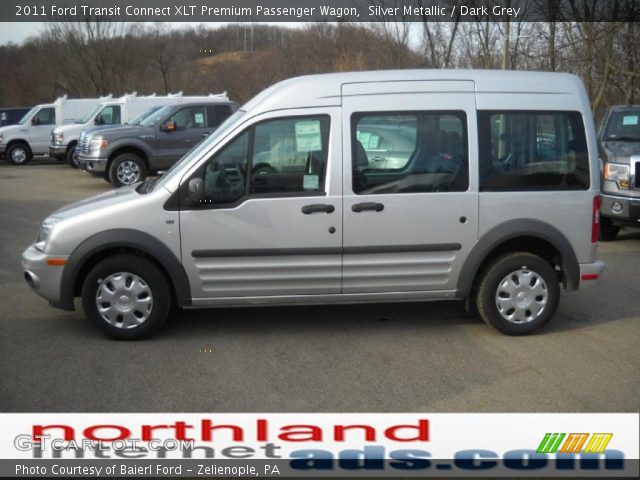 2011 Ford Transit Connect XLT Premium Passenger Wagon in Silver Metallic