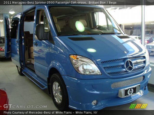 2011 Mercedes-Benz Sprinter 2500 Passenger Conversion in Brilliant Blue