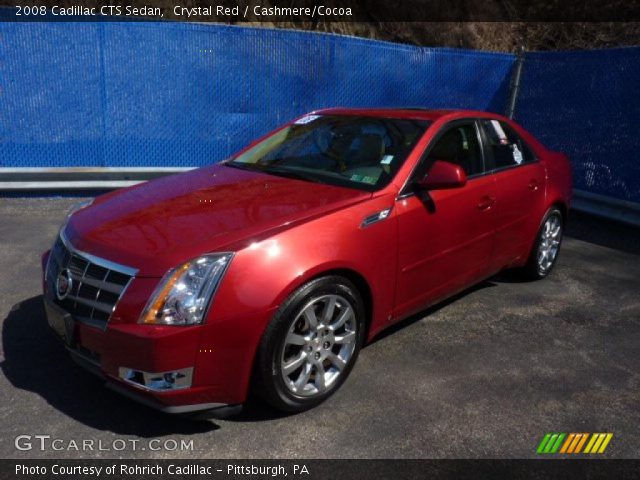 2008 Cadillac CTS Sedan in Crystal Red