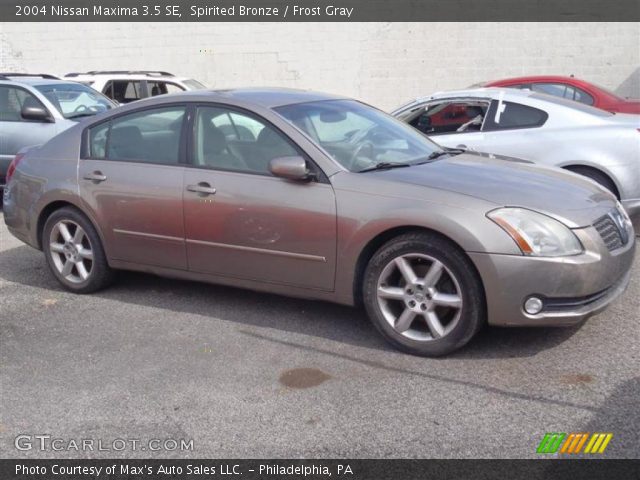 2004 Nissan Maxima 3.5 SE in Spirited Bronze