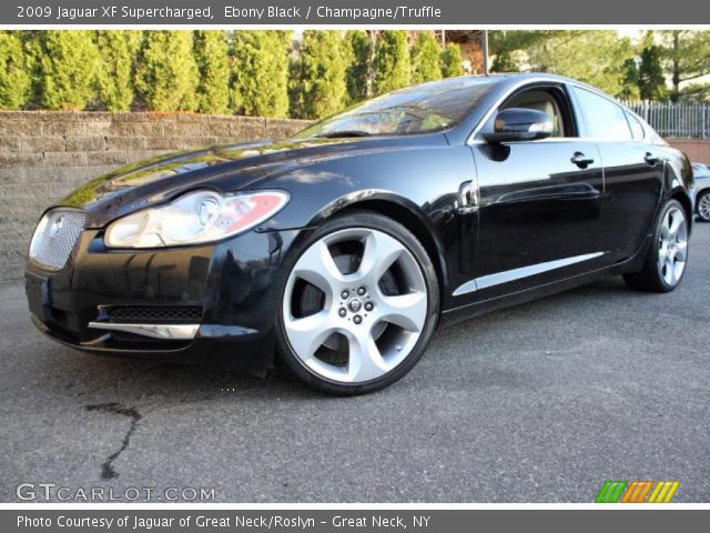 2009 Jaguar XF Supercharged in Ebony Black