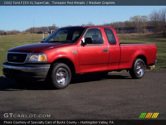 2002 Ford F150 XL SuperCab in Toreador Red Metallic