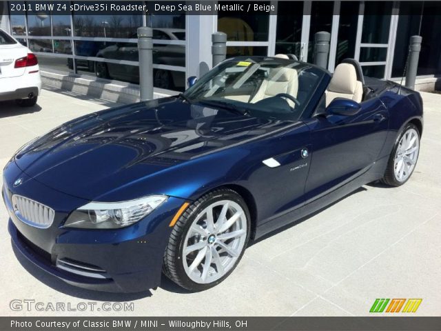 2011 BMW Z4 sDrive35i Roadster in Deep Sea Blue Metallic