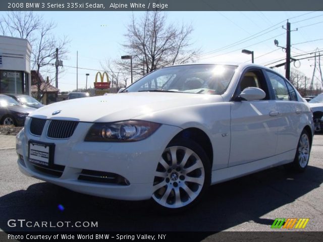 2008 BMW 3 Series 335xi Sedan in Alpine White