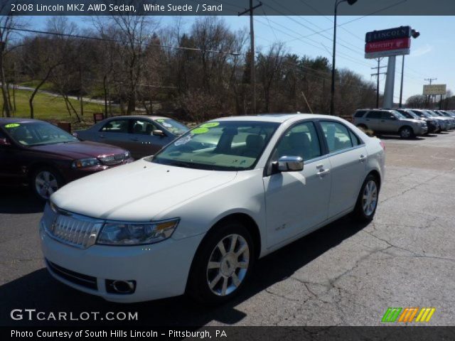 2008 Lincoln MKZ AWD Sedan in White Suede