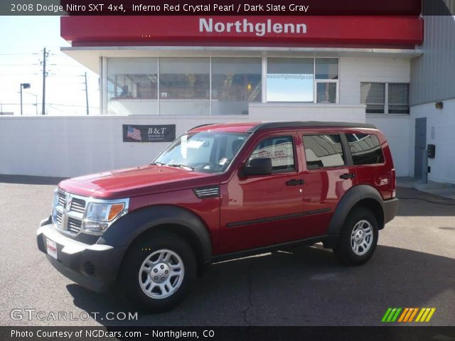 2008 Dodge Nitro SXT 4x4 in Inferno Red Crystal Pearl