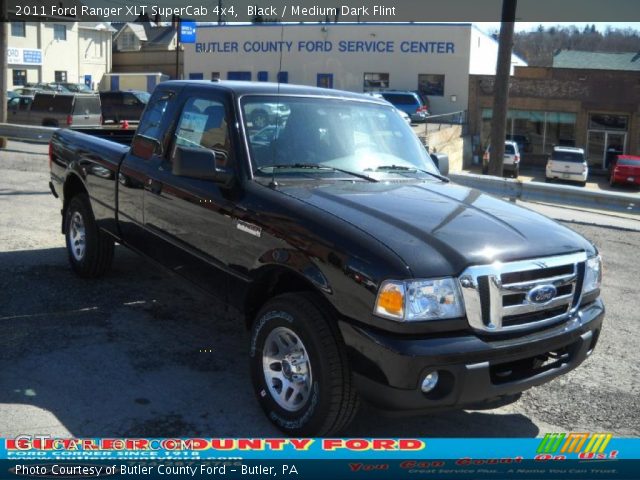 2011 Ford Ranger XLT SuperCab 4x4 in Black