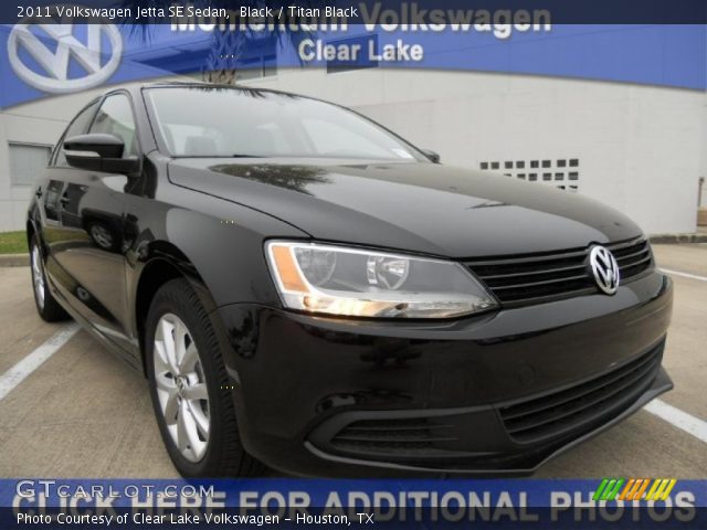 2011 Volkswagen Jetta SE Sedan in Black