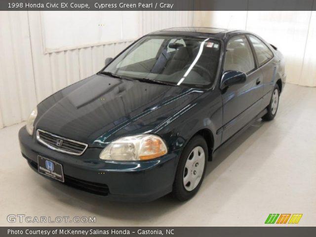 1998 Honda Civic EX Coupe in Cypress Green Pearl