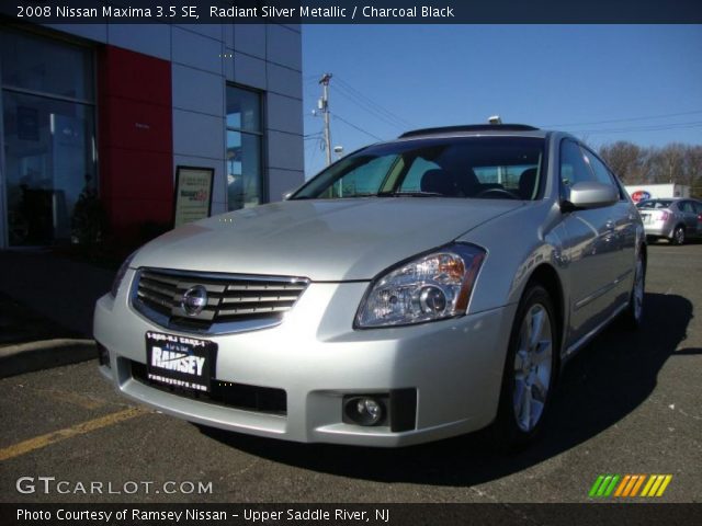2008 Nissan Maxima 3.5 SE in Radiant Silver Metallic