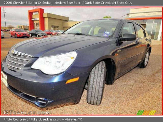 2008 Chrysler Sebring LX Sedan in Modern Blue Pearl