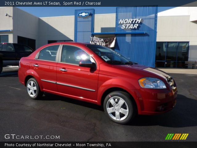 2011 Chevrolet Aveo LT Sedan in Sport Red