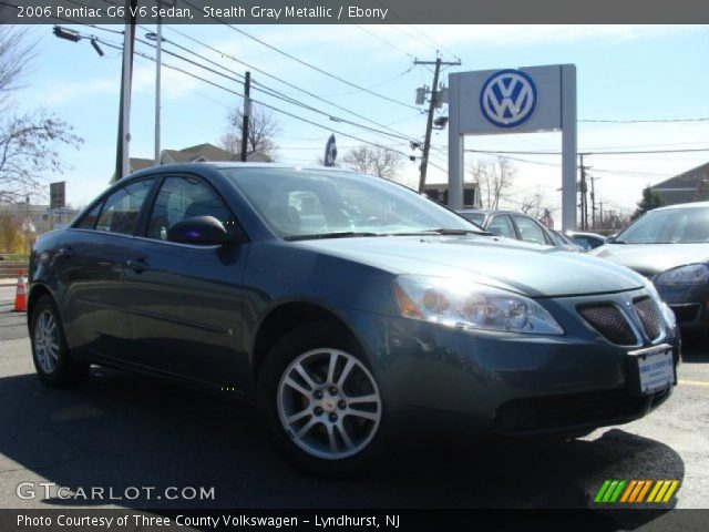 2006 Pontiac G6 V6 Sedan in Stealth Gray Metallic