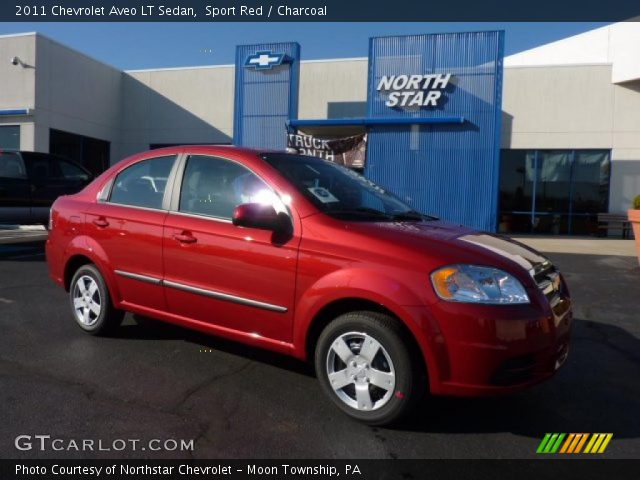 2011 Chevrolet Aveo LT Sedan in Sport Red