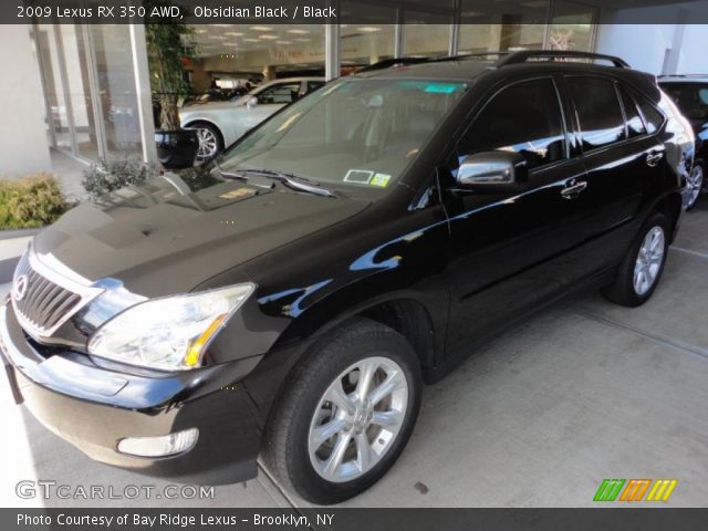 2009 Lexus RX 350 AWD in Obsidian Black