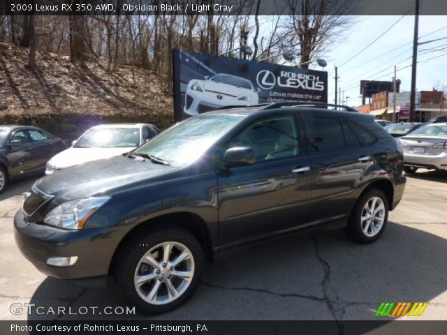 2009 Lexus RX 350 AWD in Obsidian Black