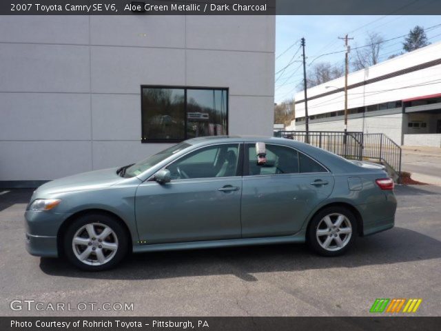 2007 Toyota Camry SE V6 in Aloe Green Metallic