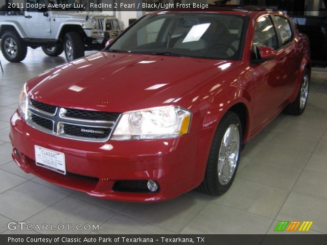 2011 Dodge Avenger Lux in Redline 2 Pearl