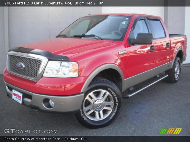 2006 Ford F150 Lariat SuperCrew 4x4 in Bright Red