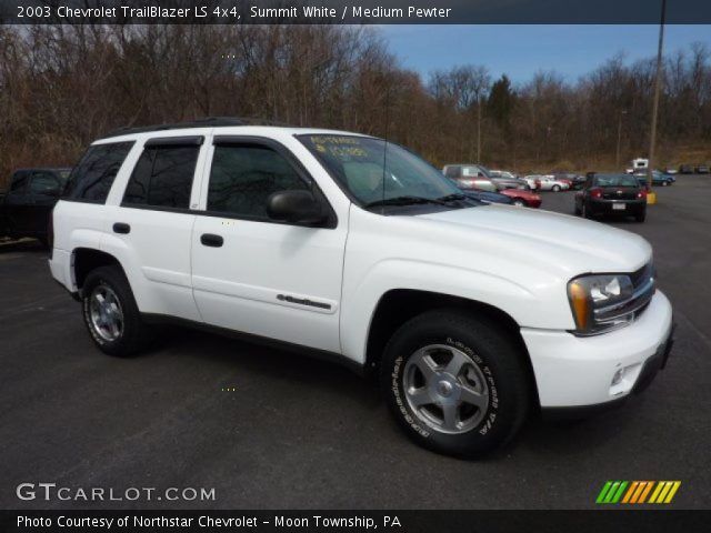 2003 Chevrolet TrailBlazer LS 4x4 in Summit White