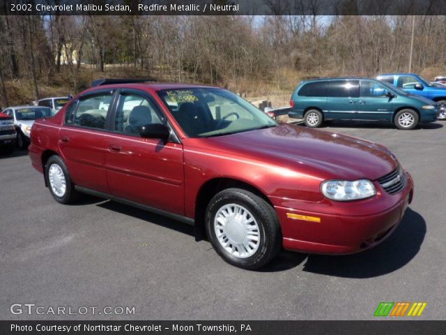 2002 Chevrolet Malibu Sedan in Redfire Metallic
