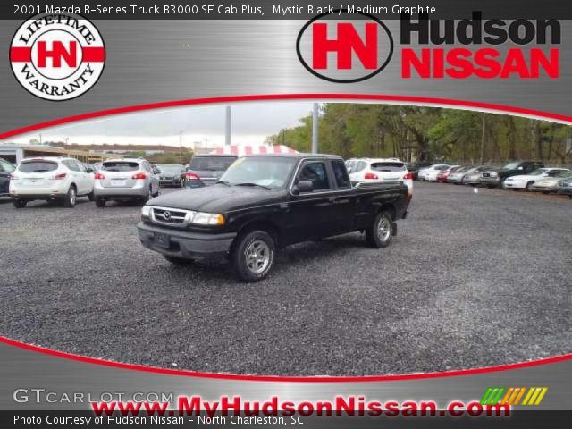 2001 Mazda B-Series Truck B3000 SE Cab Plus in Mystic Black
