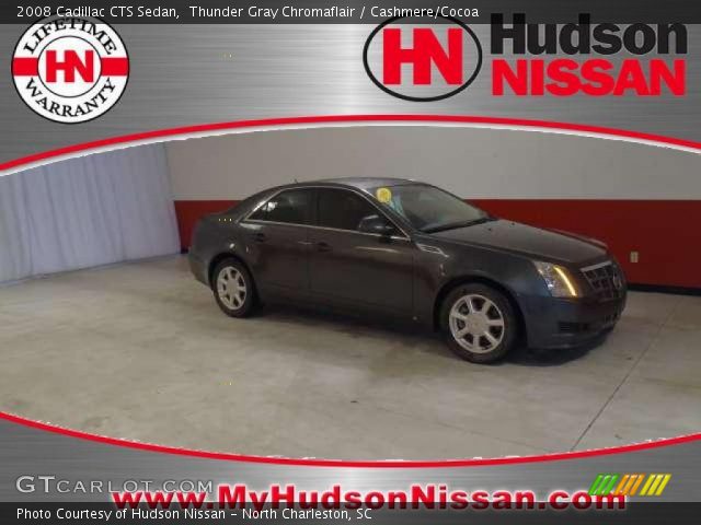 2008 Cadillac CTS Sedan in Thunder Gray Chromaflair