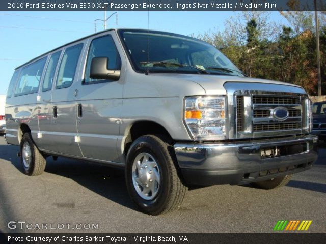 2010 Ford E Series Van E350 XLT Passenger Extended in Ingot Silver Metallic