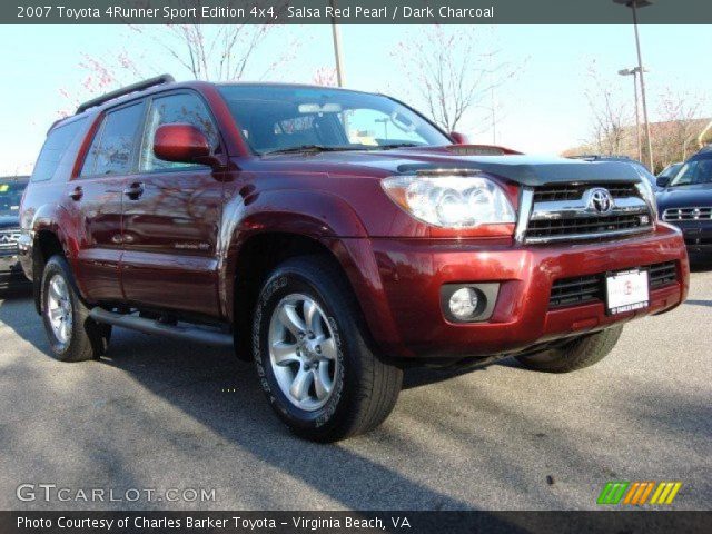 2007 Toyota 4Runner Sport Edition 4x4 in Salsa Red Pearl