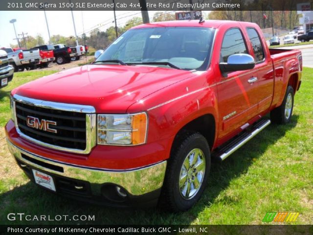 2011 GMC Sierra 1500 SLE Extended Cab 4x4 in Fire Red