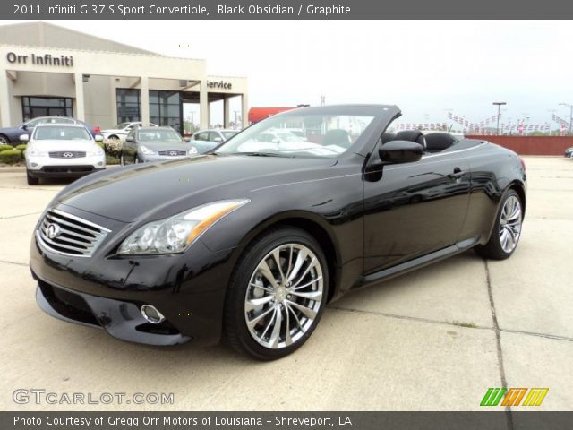2011 Infiniti G 37 S Sport Convertible in Black Obsidian