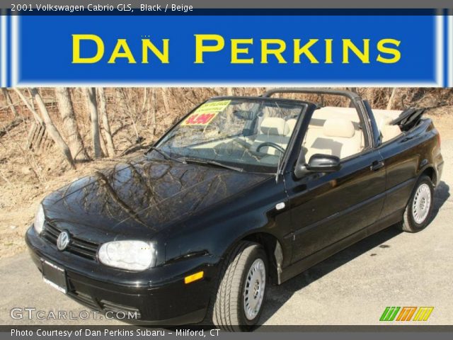 2001 Volkswagen Cabrio GLS in Black