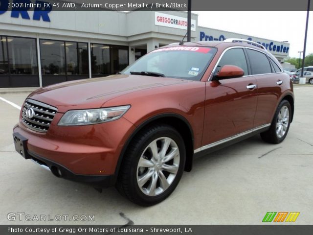 2007 Infiniti FX 45 AWD in Autumn Copper Metallic