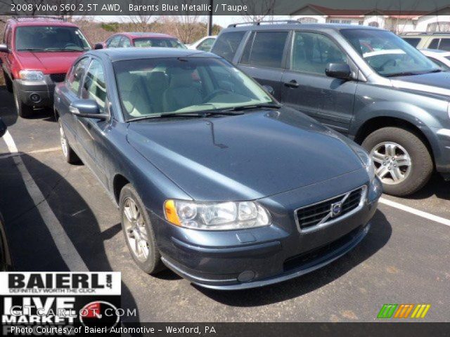 2008 Volvo S60 2.5T AWD in Barents Blue Metallic