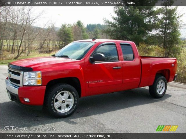 2008 Chevrolet Silverado 1500 Z71 Extended Cab 4x4 in Victory Red