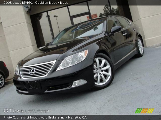 2008 Lexus LS 460 in Obsidian Black