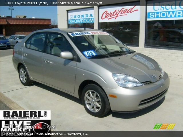 2003 Toyota Prius Hybrid in Silver Strata Metallic