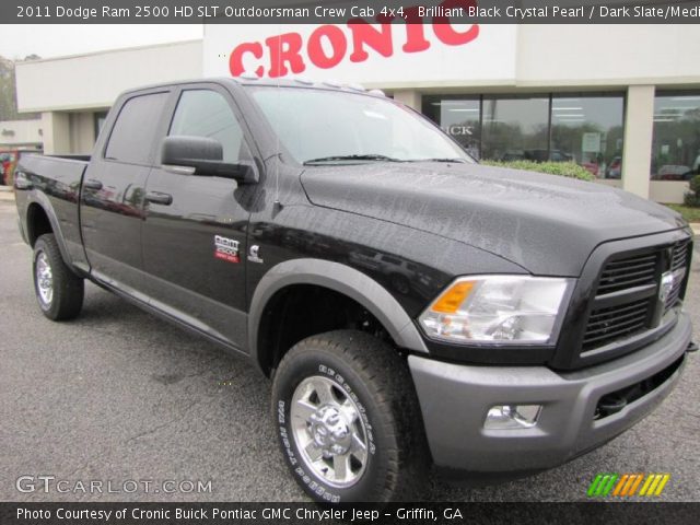 2011 Dodge Ram 2500 HD SLT Outdoorsman Crew Cab 4x4 in Brilliant Black Crystal Pearl