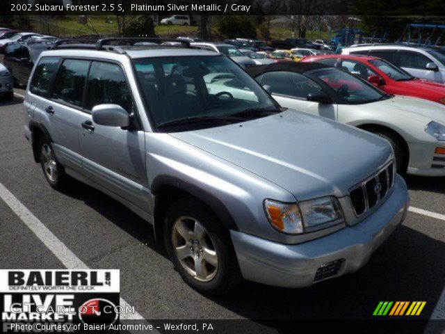 2002 Subaru Forester 2.5 S in Platinum Silver Metallic