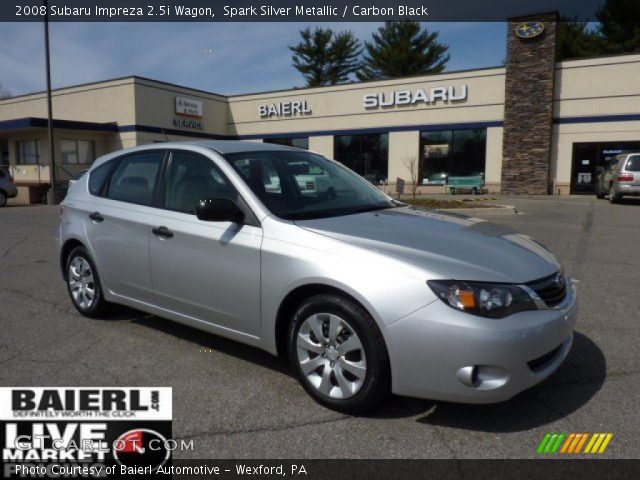 2008 Subaru Impreza 2.5i Wagon in Spark Silver Metallic